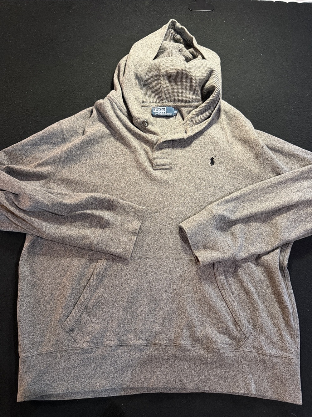 Polo by Ralph Lauren Men's Hooded Pullover - Light Heather Gray